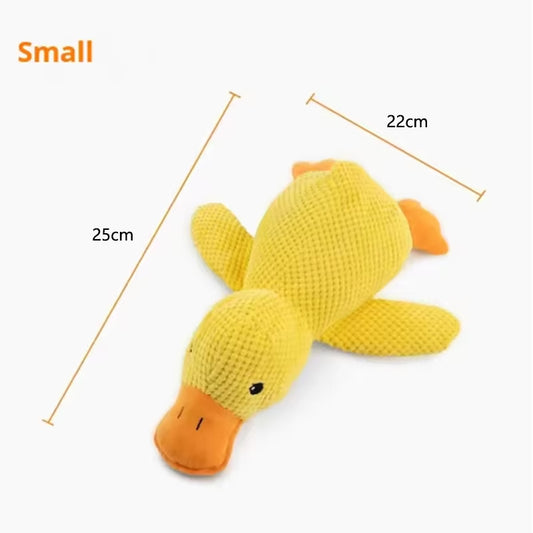 Dog Toy Stomping Duck Bite Resistant Grinding Teeth Cleaning Large Dog Interactive Entertainment Puppy Boredom Pet Plush Toy